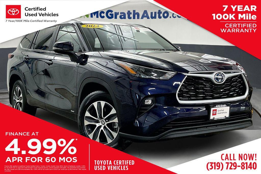 used 2024 Toyota Highlander Hybrid car, priced at $49,878