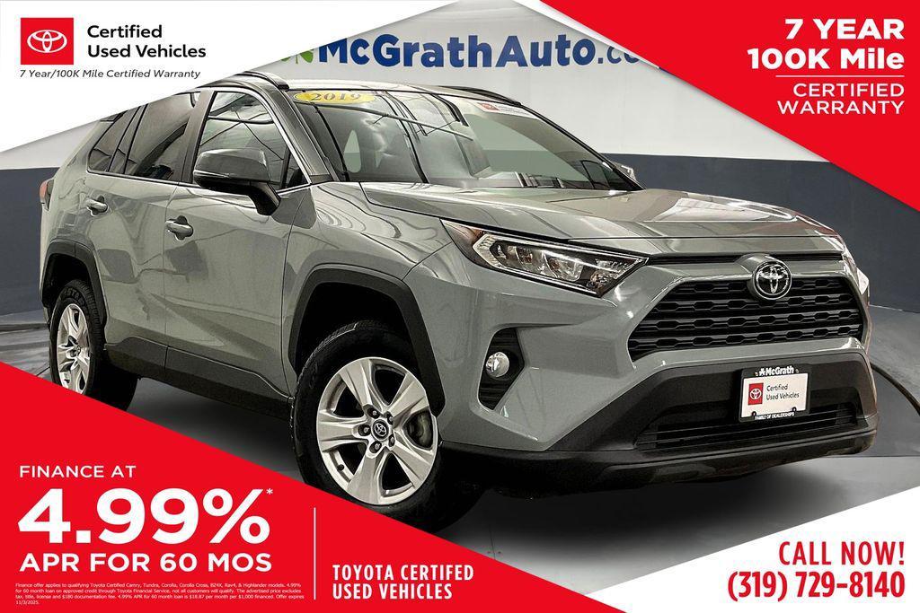 used 2019 Toyota RAV4 car, priced at $27,125