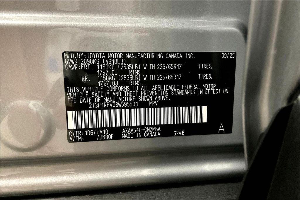 new 2025 Toyota RAV4 car, priced at $35,572