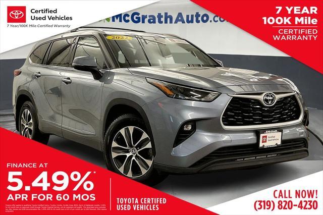 used 2022 Toyota Highlander car, priced at $39,732