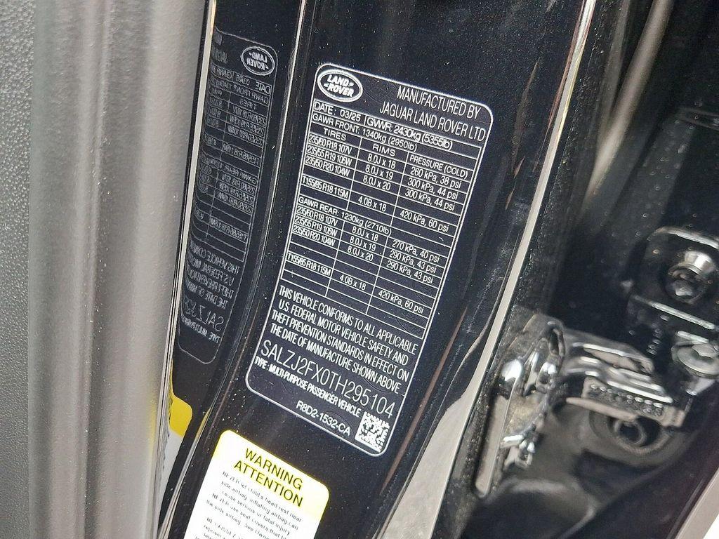 new 2026 Land Rover Range Rover Evoque car, priced at $57,935