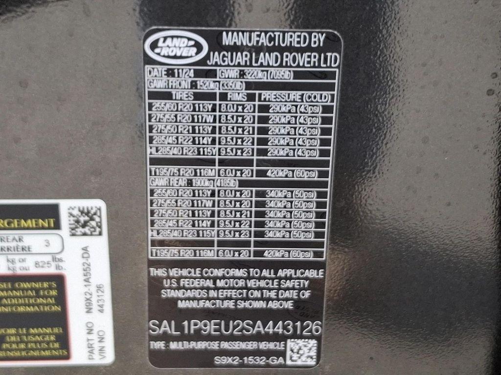 new 2025 Land Rover Range Rover Sport car, priced at $92,470