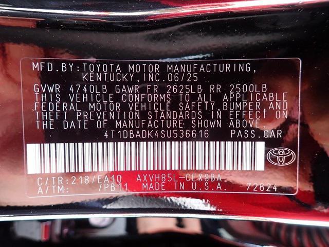new 2025 Toyota Camry car, priced at $36,441