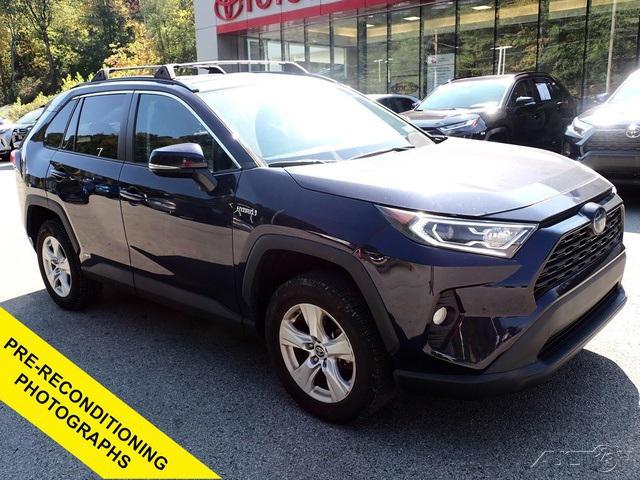 used 2021 Toyota RAV4 Hybrid car, priced at $30,000
