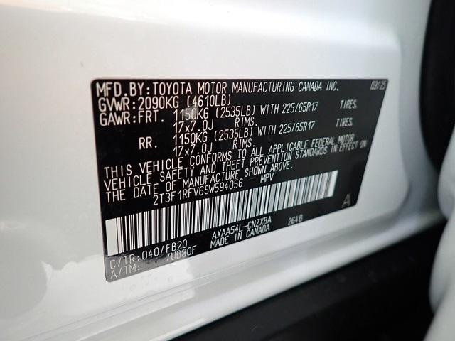 new 2025 Toyota RAV4 car, priced at $33,044