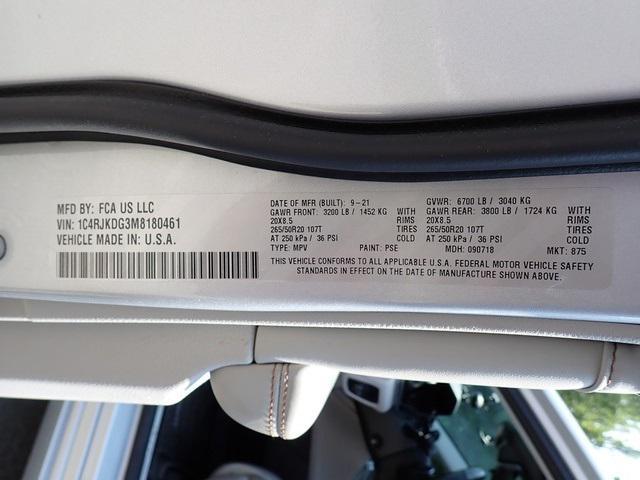 used 2021 Jeep Grand Cherokee L car, priced at $34,338
