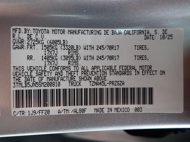 new 2025 Toyota Tacoma car, priced at $43,114