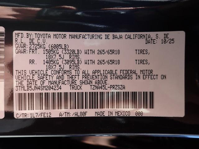 new 2025 Toyota Tacoma car, priced at $45,539