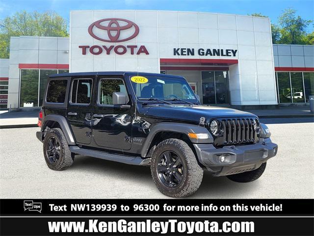 used 2022 Jeep Wrangler Unlimited car, priced at $35,047