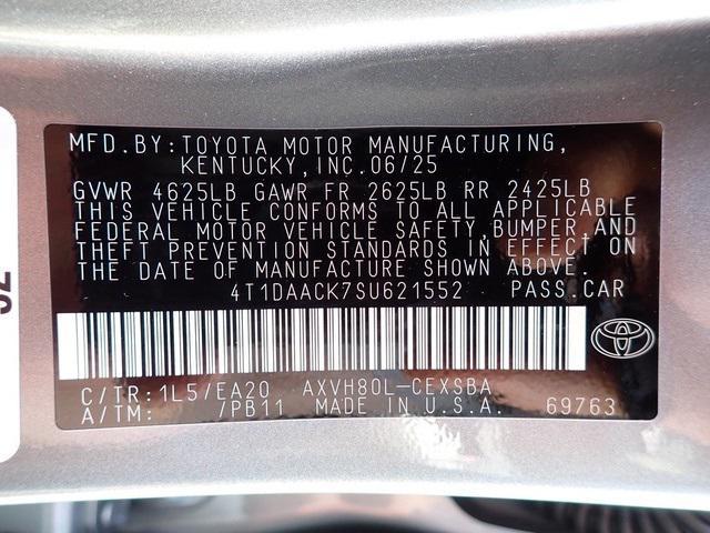 new 2025 Toyota Camry car, priced at $35,224