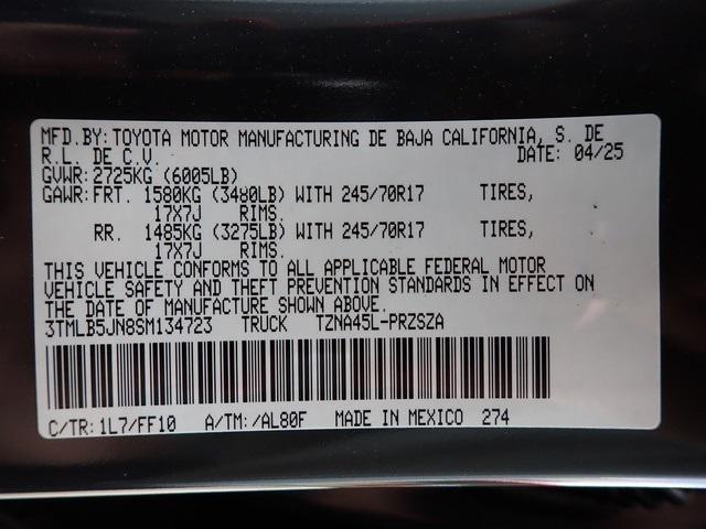 new 2025 Toyota Tacoma car, priced at $43,979