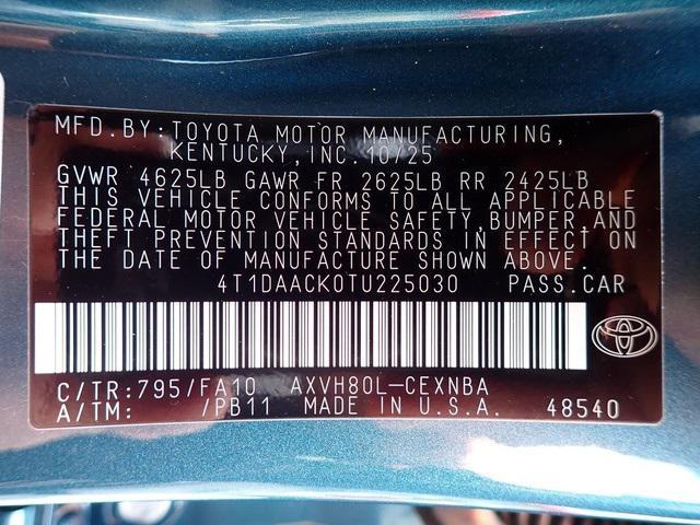 new 2026 Toyota Camry car, priced at $30,514