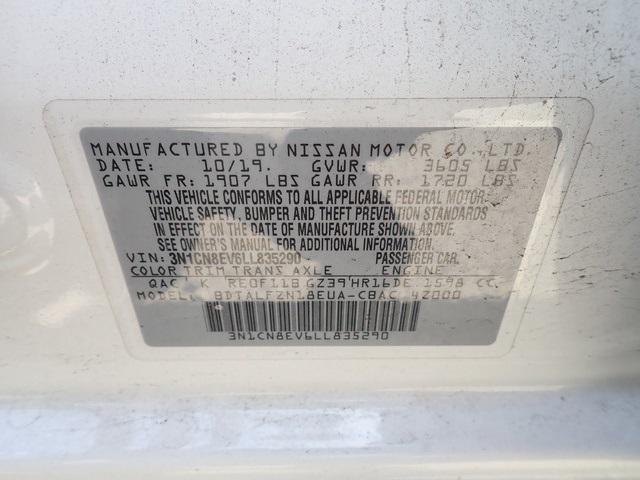 used 2020 Nissan Versa car, priced at $12,411