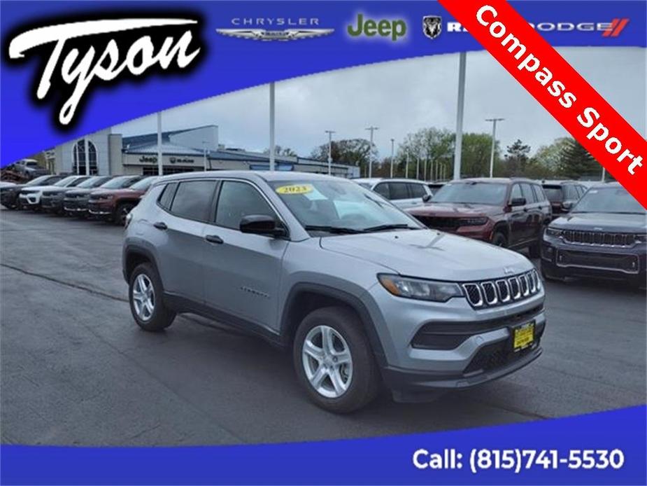 used 2023 Jeep Compass car, priced at $23,477