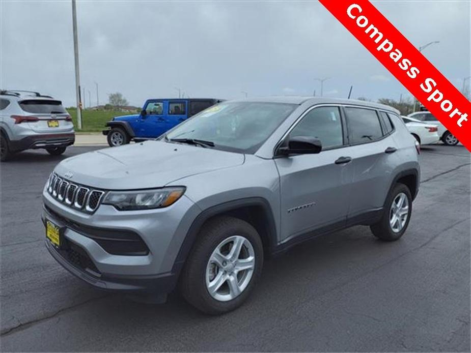 used 2023 Jeep Compass car, priced at $23,900