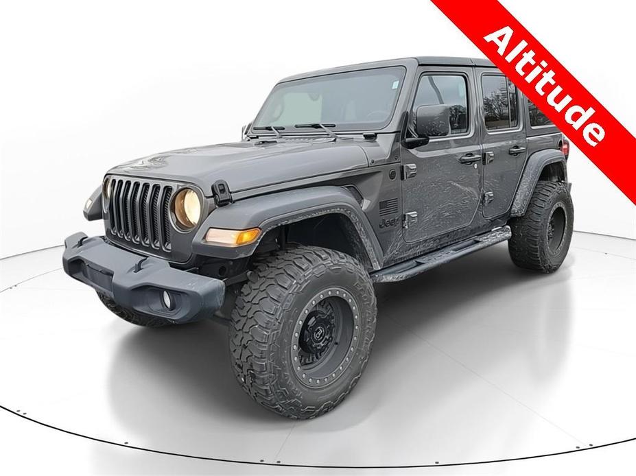 used 2021 Jeep Wrangler Unlimited car, priced at $29,977