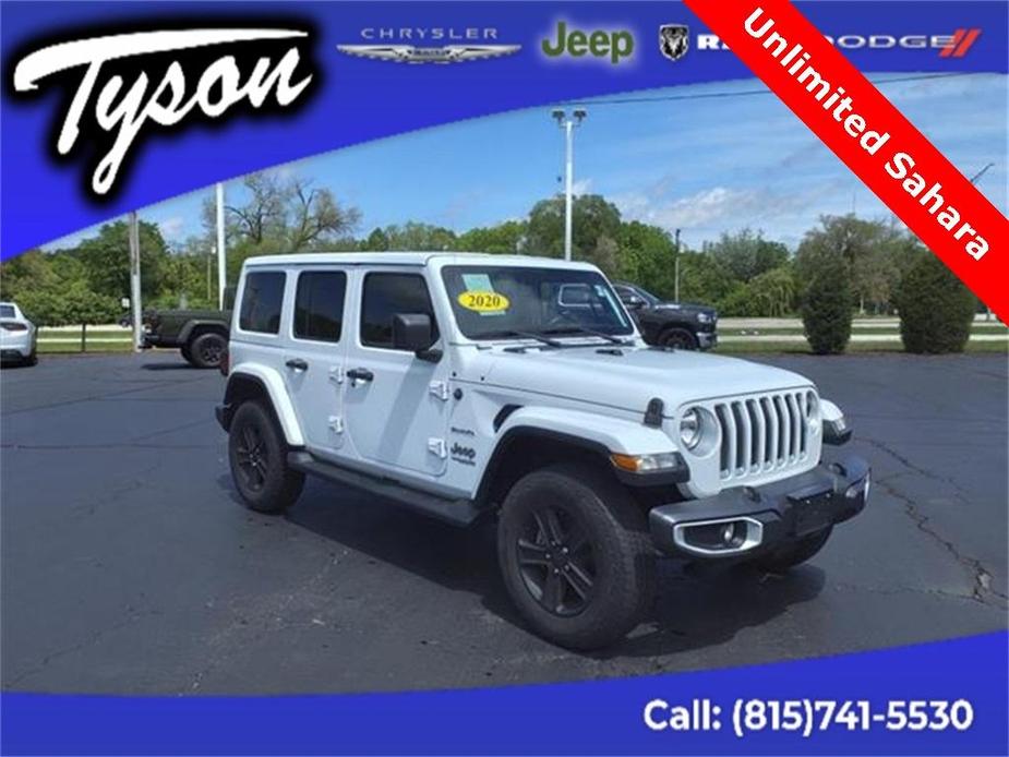 used 2020 Jeep Wrangler Unlimited car, priced at $34,477