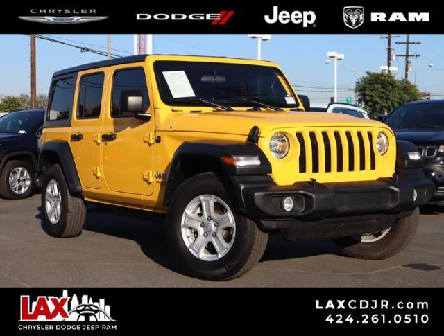 used 2021 Jeep Wrangler Unlimited car, priced at $23,110