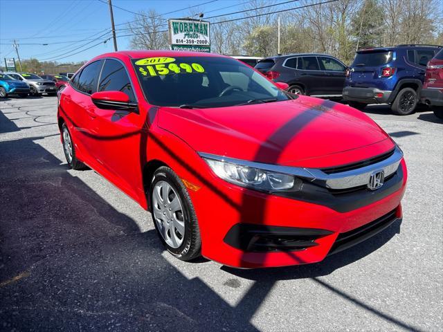 used 2017 Honda Civic car, priced at $15,490