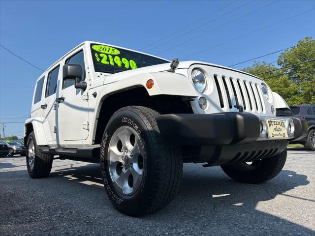 used 2015 Jeep Wrangler Unlimited car, priced at $21,490