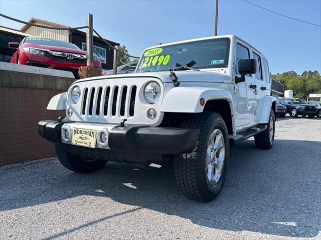 used 2015 Jeep Wrangler Unlimited car, priced at $21,490