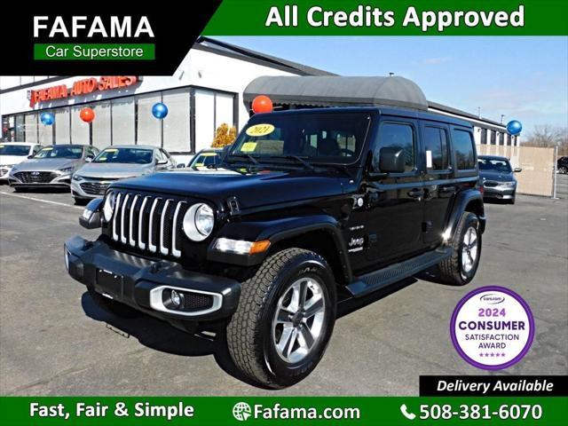 used 2021 Jeep Wrangler Unlimited car, priced at $29,790