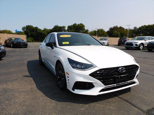 used 2021 Hyundai Sonata car, priced at $24,190