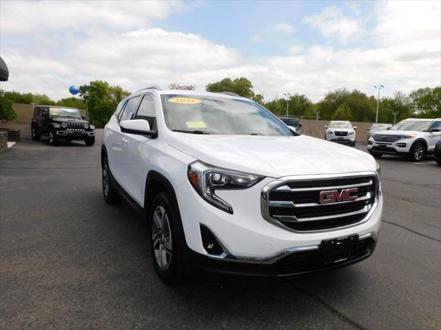 used 2021 GMC Terrain car, priced at $23,190