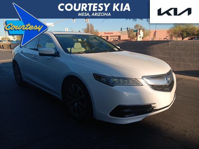 used 2015 Acura TLX car, priced at $15,200