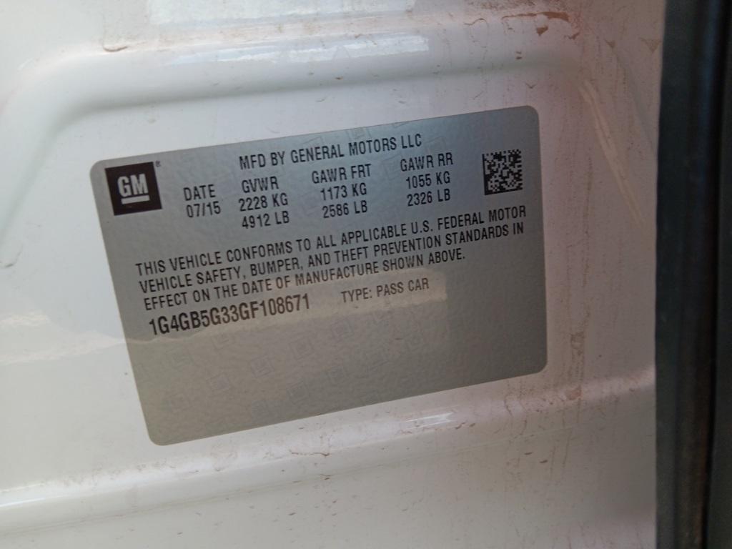 used 2016 Buick LaCrosse car, priced at $11,000