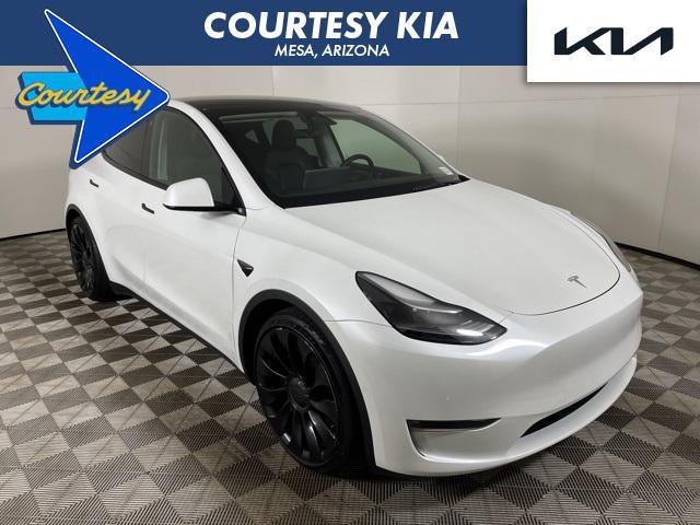 used 2022 Tesla Model Y car, priced at $33,800