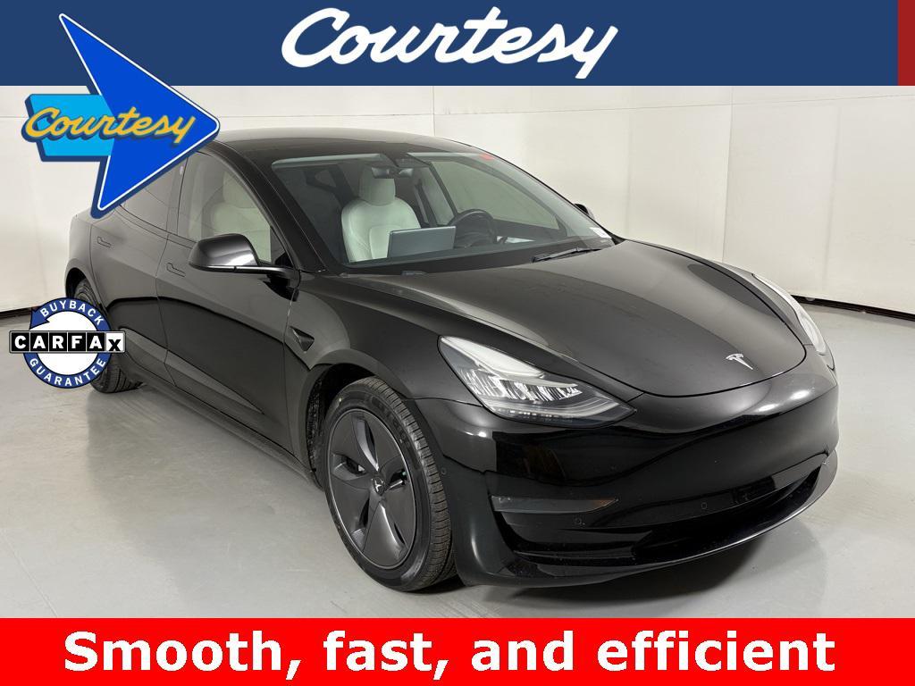 used 2022 Tesla Model 3 car, priced at $23,800