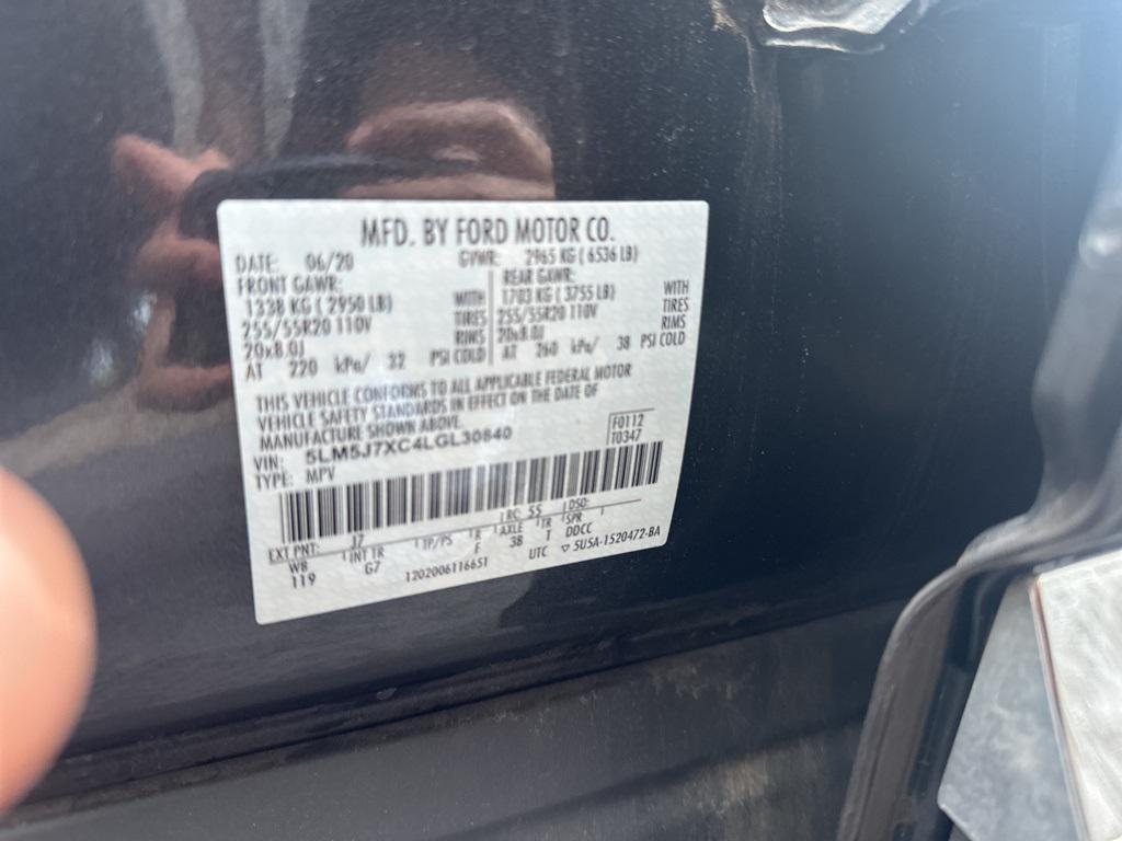 used 2020 Lincoln Aviator car, priced at $27,100