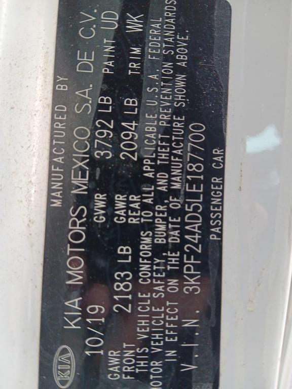 used 2020 Kia Forte car, priced at $14,200