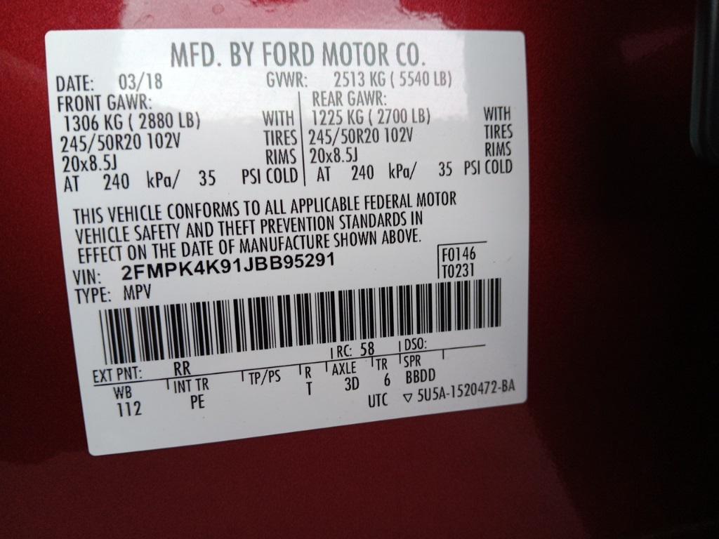 used 2018 Ford Edge car, priced at $15,700