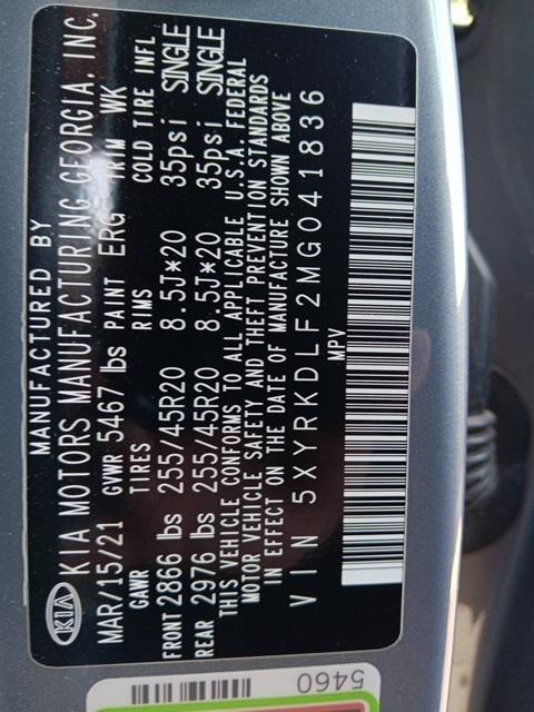 used 2021 Kia Sorento car, priced at $30,000