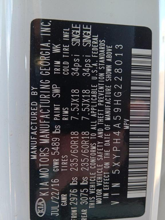 used 2017 Kia Sorento car, priced at $13,000