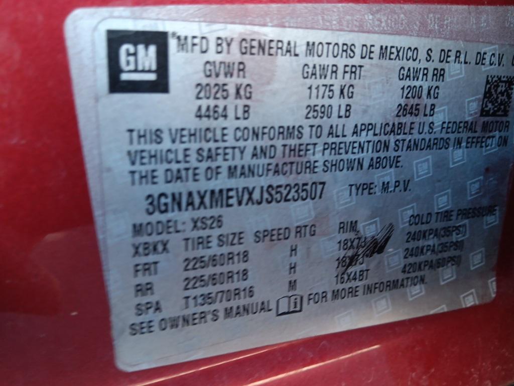 used 2018 Chevrolet Equinox car, priced at $15,100