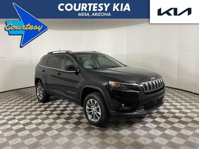 used 2021 Jeep Cherokee car, priced at $18,600