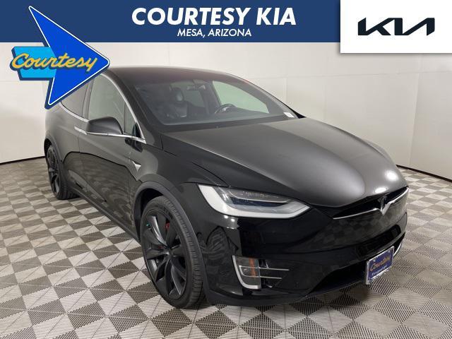 used 2020 Tesla Model X car, priced at $42,700