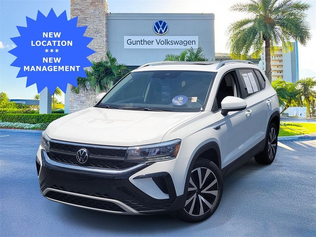 used 2022 Volkswagen Taos car, priced at $18,344