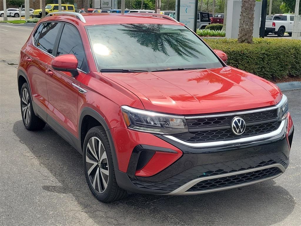 used 2022 Volkswagen Taos car, priced at $18,544