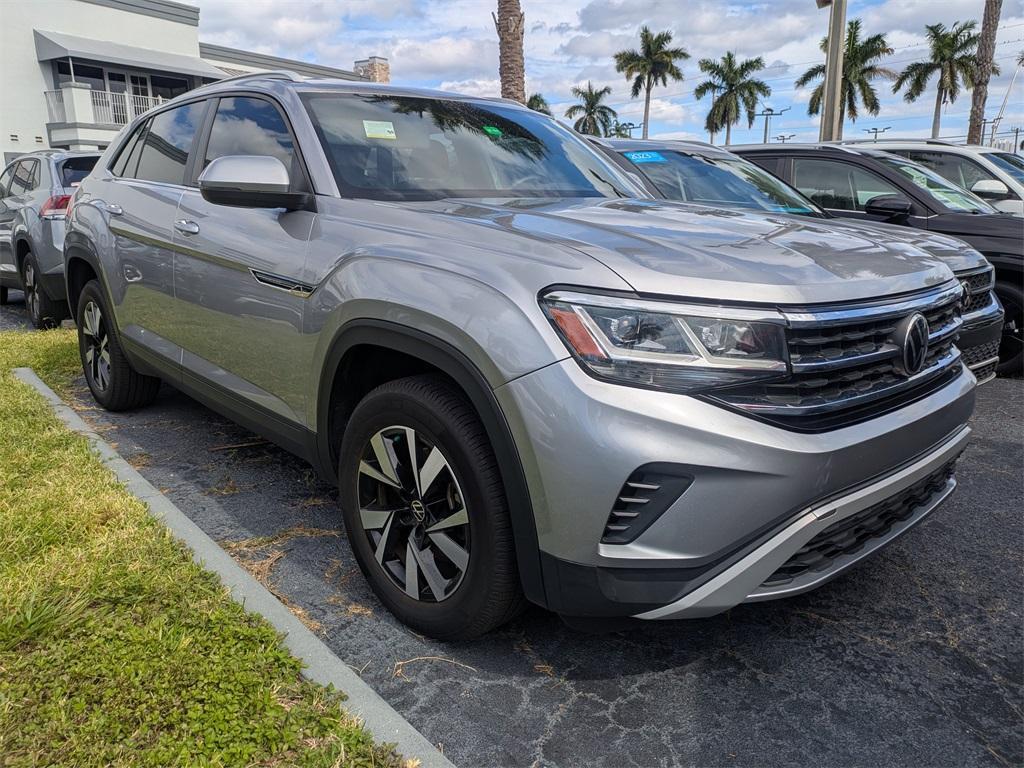 used 2022 Volkswagen Atlas Cross Sport car, priced at $16,998