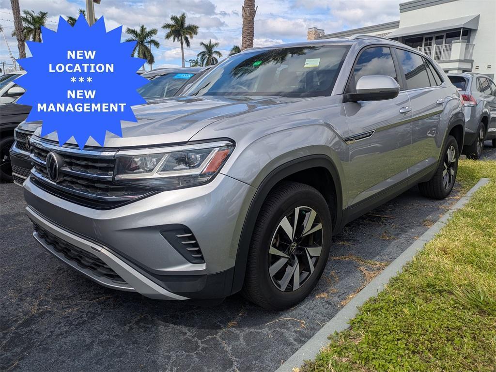 used 2022 Volkswagen Atlas Cross Sport car, priced at $16,998
