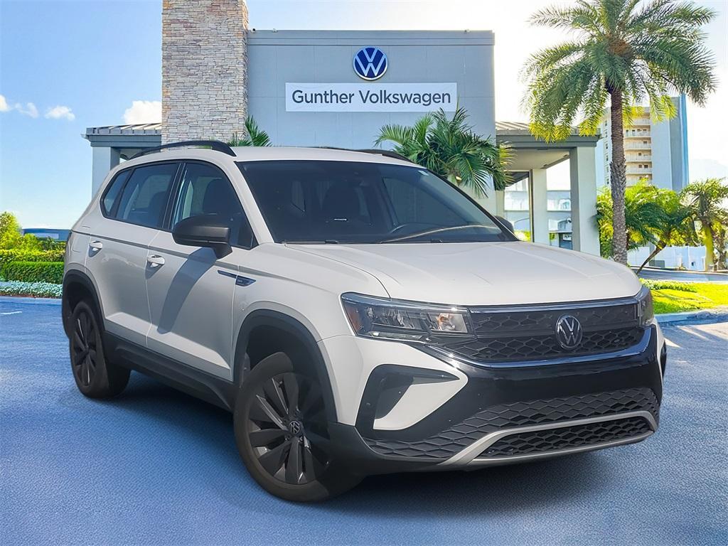 used 2023 Volkswagen Taos car, priced at $17,944