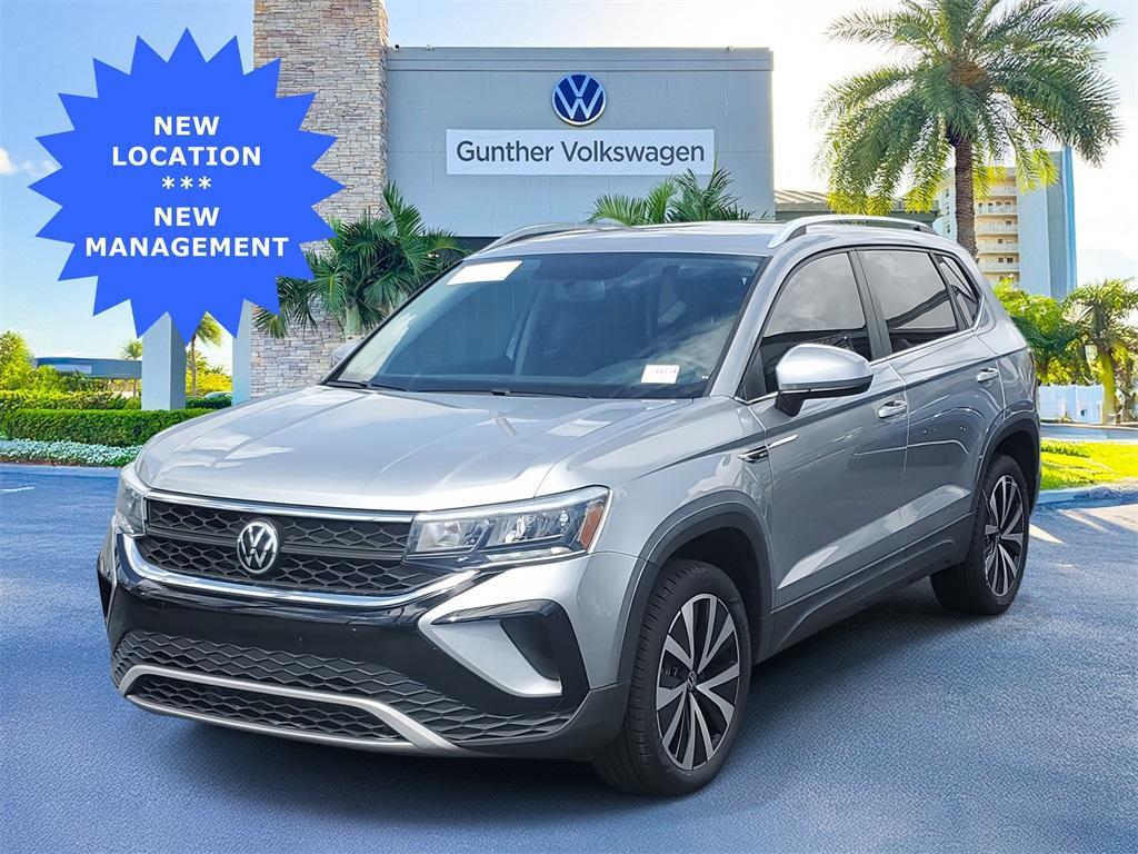 used 2022 Volkswagen Taos car, priced at $17,744