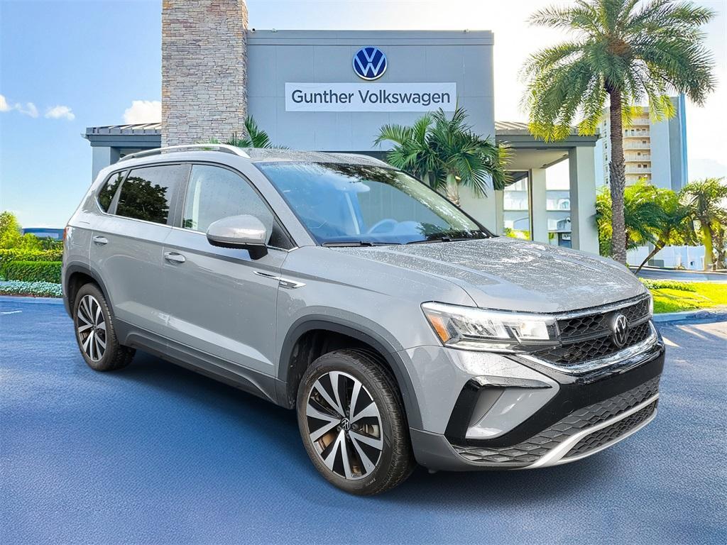used 2023 Volkswagen Taos car, priced at $19,744