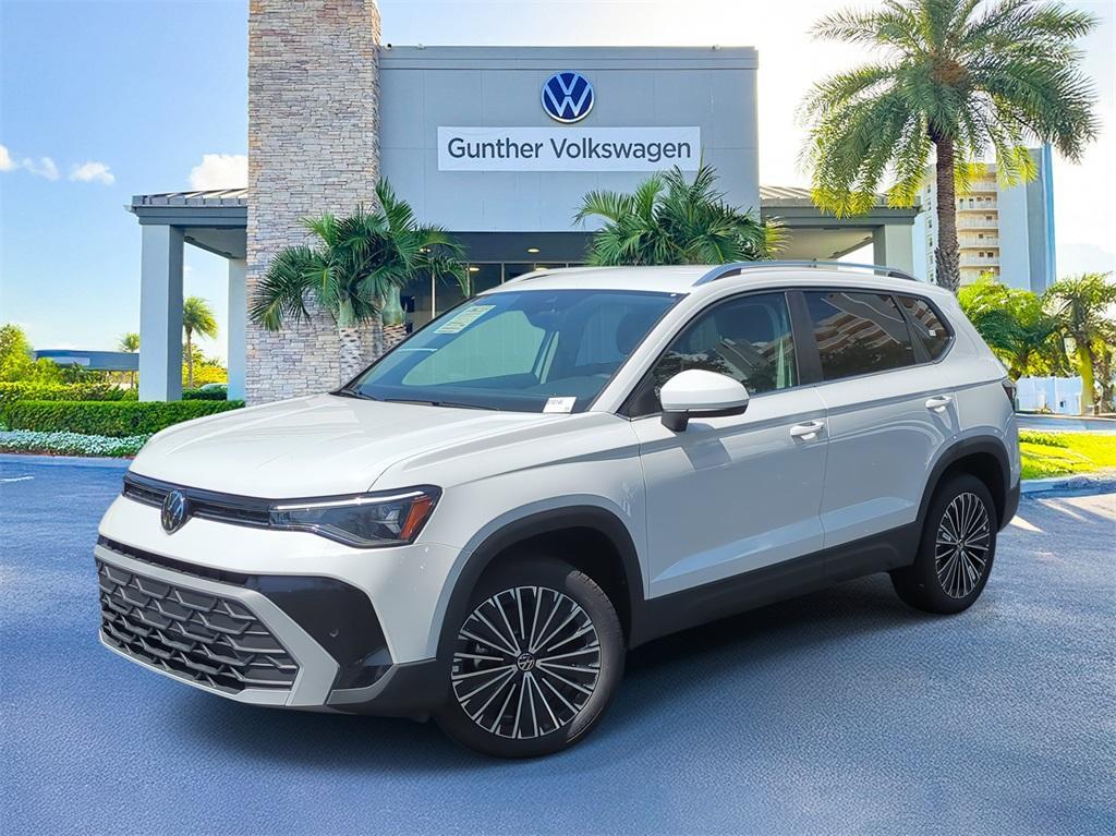 new 2025 Volkswagen Taos car, priced at $25,496