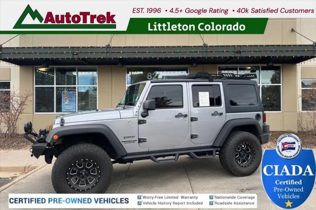 used 2013 Jeep Wrangler Unlimited car, priced at $20,989