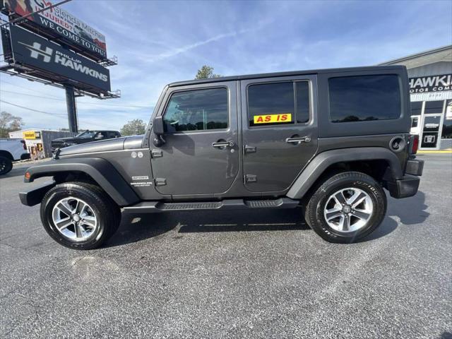 used 2017 Jeep Wrangler Unlimited car, priced at $18,980